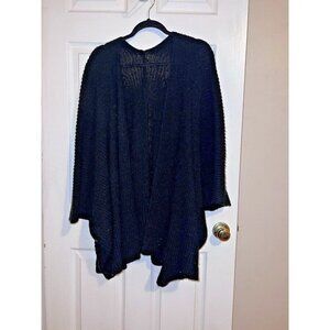 URBAN OUTFITTERS Women’s Sweater Black Chunky Knit Oversized Cocoon Cardigan OS